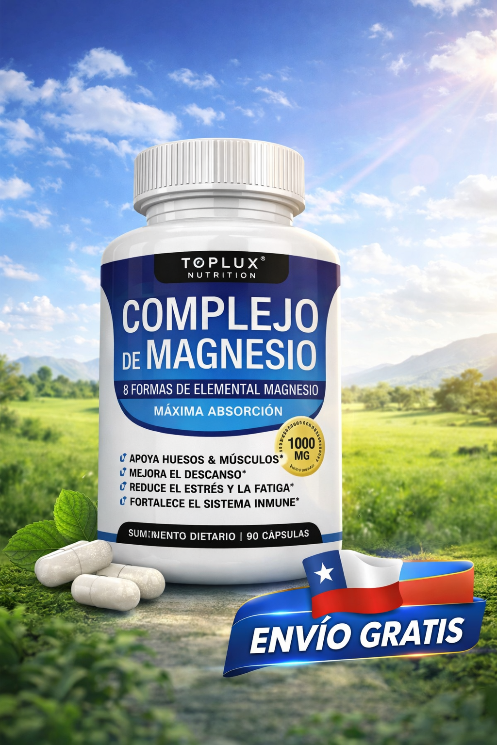 MAGNESIO COMPLEX 8 ELEMENTAL 1000 mg